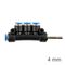 AIRCRAFT Insert Manifold Side 4-port Pu 4mm